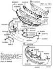 Бампер передний MITSUBISHI MN186344WA MITSUBISHI LANCER 2004-2006