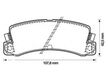Колодки тормозные GBS GC02105DM TOYOTA AVENSIS 1997-