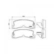 Колодки тормозные GBS GC02054DM TOYOTA AVENSIS 97-03