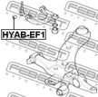 Сайлентблок FEBEST HYABEF1