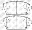 Колодки тормозные MADFIL PN8106 NISSAN ALMERA TINO V10 / PRIMERA P12 / HONDA ACCORD CF#