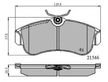Колодки тормозные GBS GC01161D NISSAN ALMERA 2000-