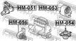 Подушка двигателя HONDA 50805-S5A-033