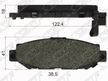 Колодки тормозные SAT ST0446630140 TOYOTA MARK2 4WD 96-