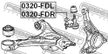 Опора шаровая FEBEST 0320FDR