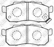 Колодки тормозные NISSHINBO PF8336 HONDA CRV II 2.0L 06-