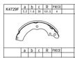 Колодки тормозные MITSUBISHI MR485499 MITSUBISHI LANCER CS 1.6 03-08