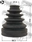 Пыльник ШРУС FEBEST 0115GRJ120T TOYOTA LAND CRUISER PRADO 120 GRJ12#/KDJ