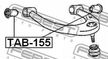Сайлентблок FEBEST TAB155 LEXUS 2009-