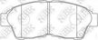 Колодки тормозные MADFIL PN1322 TOYOTA RAV4 / CORONA / CARINA 92-#T19# / COROLLA ##E10#/11#