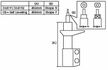 Амортизатор KAYABA 334191 SUBARU FORESTER 1997-2002 Задн. Прав