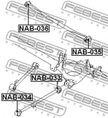 Сайлентблок FEBEST NAB033
