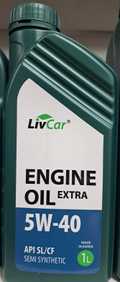 Масло моторное LIVCAR ENGINE OIL EXTRA 5W40 API SL/CF полусинт (1л)