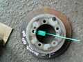 Диск тормозной MITSUBISHI DIAMANTE F31A Зад (Контрактный) 81530613