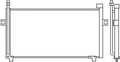 Радиатор кондиционера SAT STDT473940 NISSAN CUBE, MARCH Z10 CG13DE 1997-2000 9211050B00