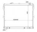 Радиатор охлаждения SAT STMZ0006 MAZDA MPV 1990-1995 JE7715200
