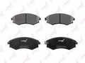 Колодки тормозные LYNXAUTO BD3607 HYUNDAI ELANTRA 95-11, INFINITI G20 90-97 5810117A00