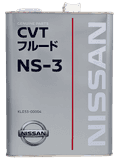 Масло трансмиссионное NISSAN KLE5300004 CVT FLUID NS-3 (4л)