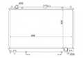 Радиатор охлаждения MASUMA MC0006V70 MITSUBISHI PAJERO, MONTERO 1999-2006 MR968286