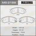 Колодки тормозные MASUMA MS2188 NISSAN PRIMERA 1990-1995, SERENA 1994-1999 4106070N88