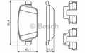 Колодки тормозные BOSCH 0986424639