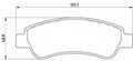 Колодки тормозные AKOK DG3409AEF PEUGEOT BOXER / FIAT DUCATO / CITROEN JUMPER 06- Задн 1614412180