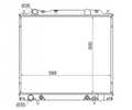 Радиатор охлаждения SAT MC0005 MITSUBISHI DELICA, L400, SPACE GEAR 1994-2006 MR597187
