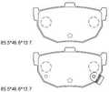 Колодки тормозные ASIMCO KD1712 HYUNDAI ELANTRA 00- / LANTRA 90-00 / KIA CERATO 04-