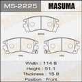 Колодки тормозные MASUMA MS2225 NISSAN AD 1990-1997, NISSAN AD MAX 1994-1999, NISSAN SUNNY 1990-1994 1N033328ZA
