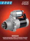 Стартер GENERAL PARTS STNI007 NISSAN X-TRAIL NT30 QR20DE
