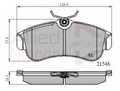 Колодки тормозные ALLIED NIPPON ADB0566 NISSAN ALMERA / PRIMERA D1060BM40A