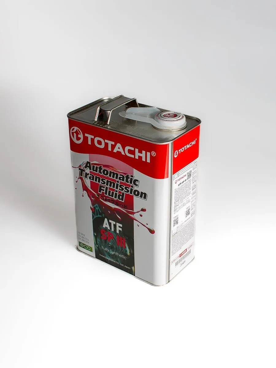 Totachi atf sp iii (4l) жидкость гидравл. синт\mitsubishi iii, kia sp-iii, jws 3314 20404 totachi