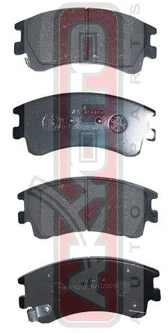Колодки тормозные дисковые передние akyoto akd1290