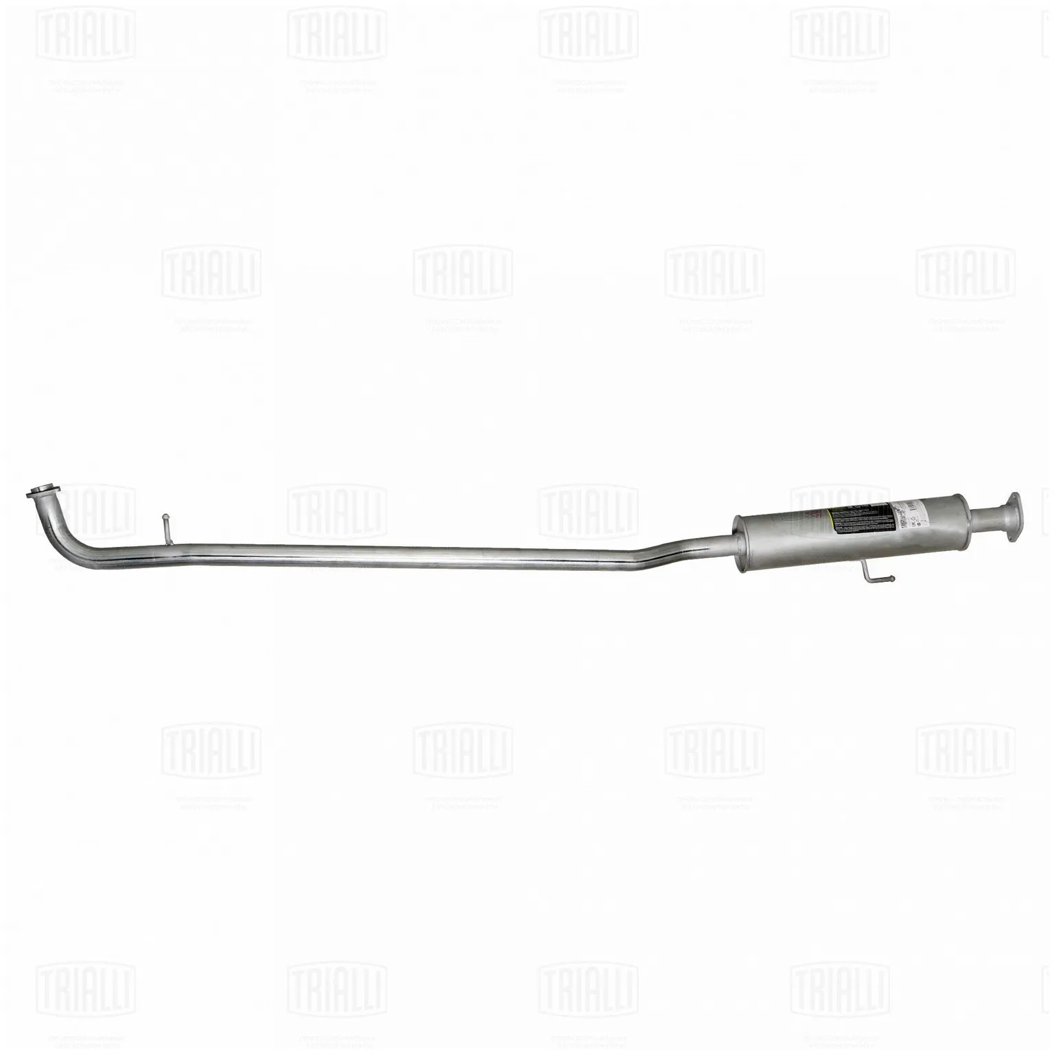 Глушитель toyota camry (06-) 2.4i доп. (резонатор) (алюм. сталь) (eam 0363) trialli eam 0363