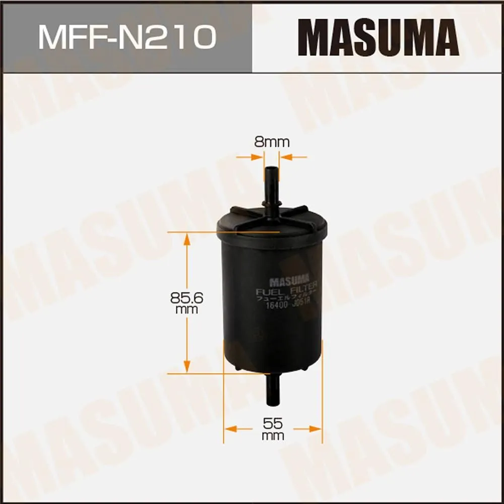 Фильтр топливный в largus, vesta, x-ray, renault logan 04-, duster 11-15 masuma mff-n210