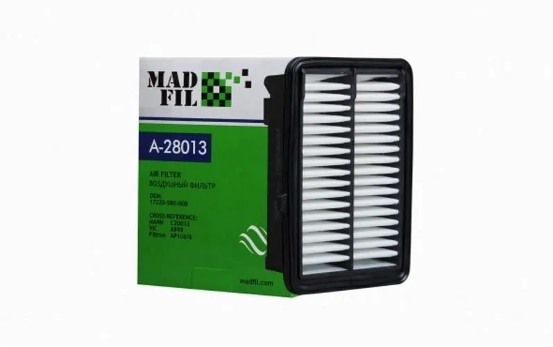Фильтр воздушный MADFIL A28013 HONDA HR-V 2015- / HONDA Jazz 2014-