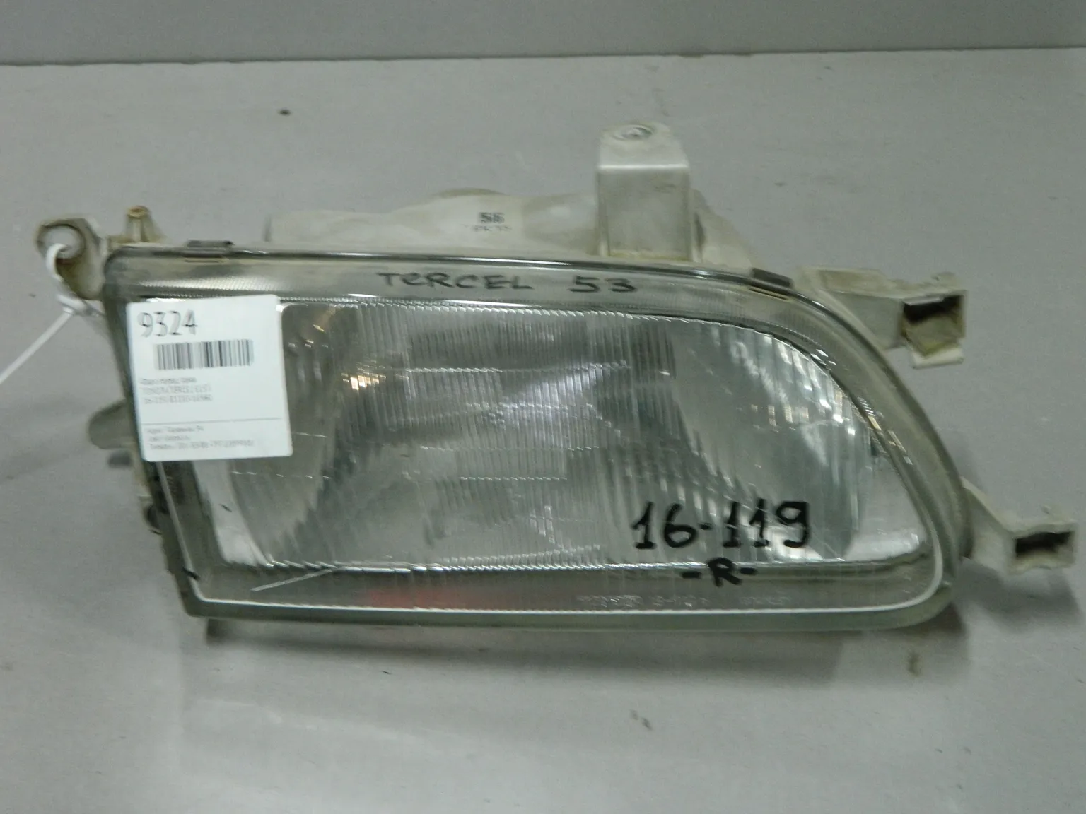 Фара TOYOTA TERCEL EL53 Перед Прав 16119 (Контрактный) 03344810