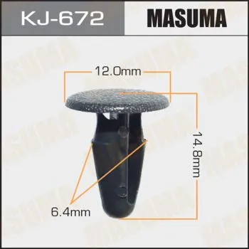 Клипса MASUMA KJ672 NISSAN 0155305351