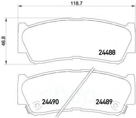 Колодки тормозные ALLIED NIPPON ADB80023