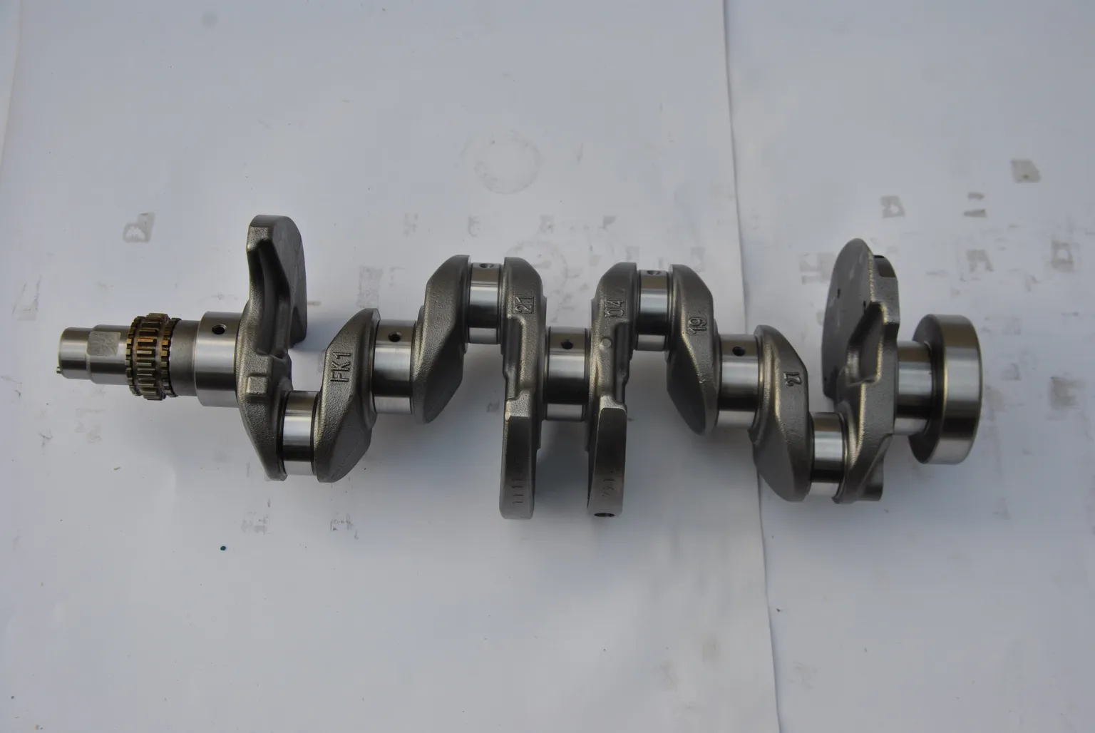 Коленвал GENERAL PARTS 231102B100 HYUNDAI SOLARIS 2011-, KIO RIO 2011- G4FA