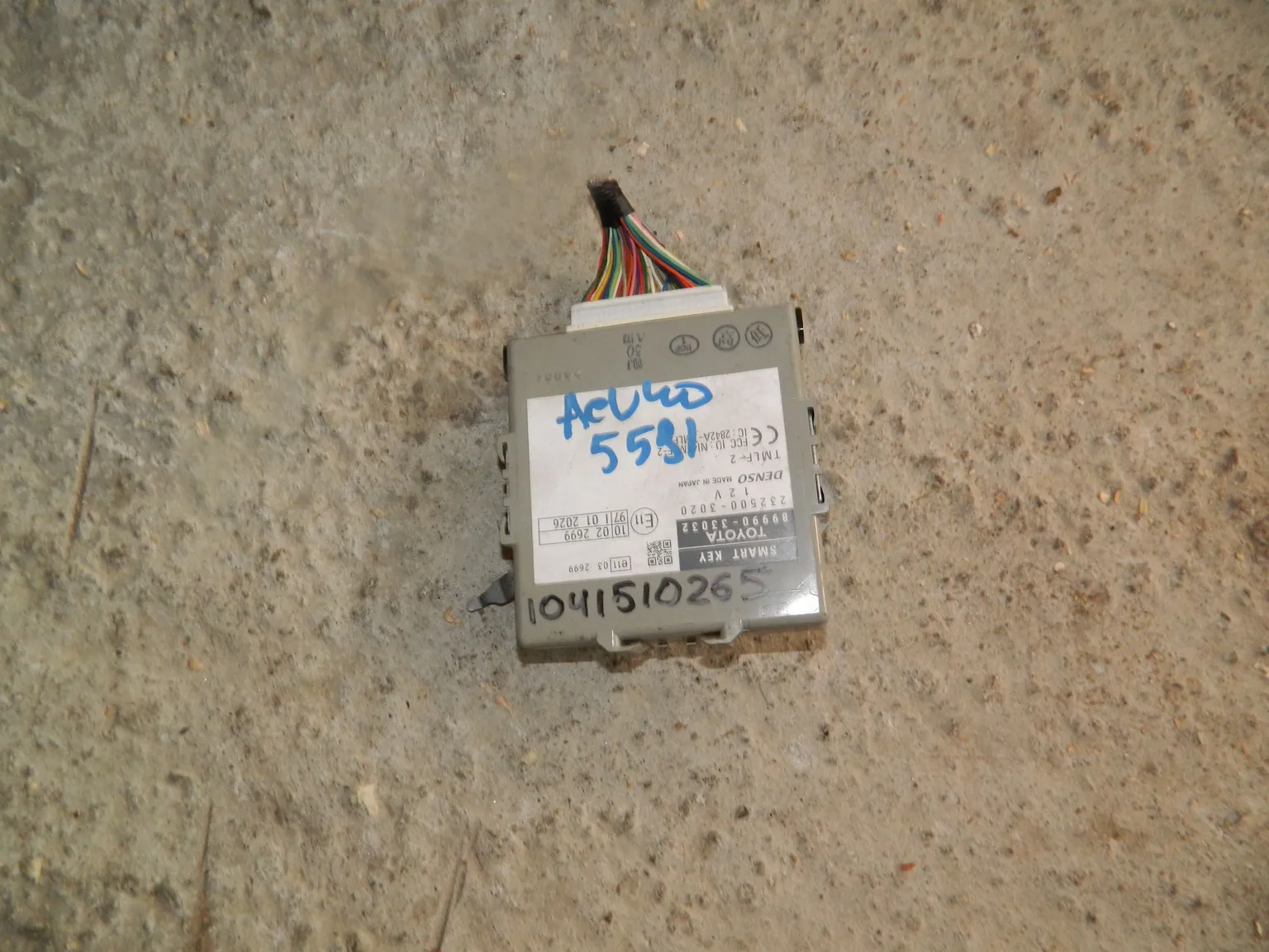 Блок управления TOYOTA CAMRY ACV40 (Контрактный) 1041510265 8999033032