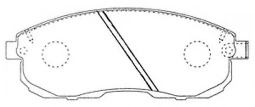 Колодки тормозные AKEBONO A279WK