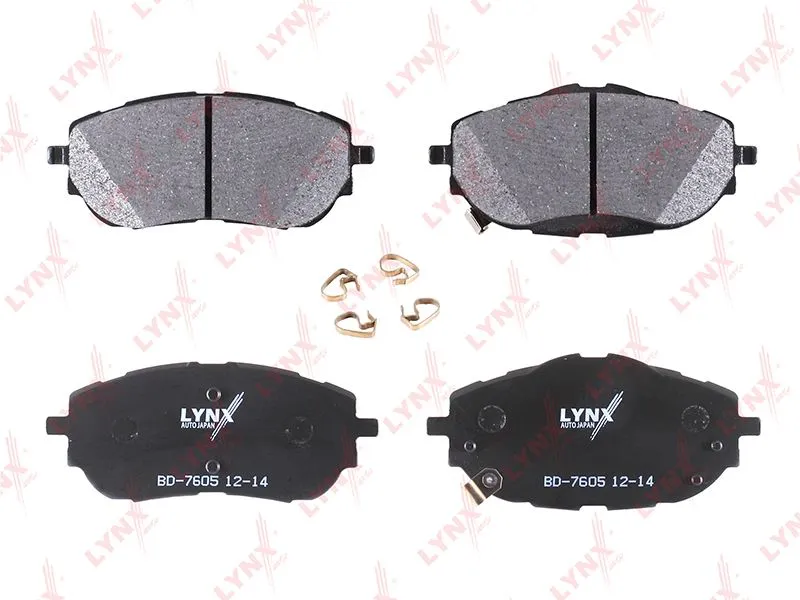 Колодки тормозные LYNXAUTO BD7605 TOYOTA AURIS 2012-
