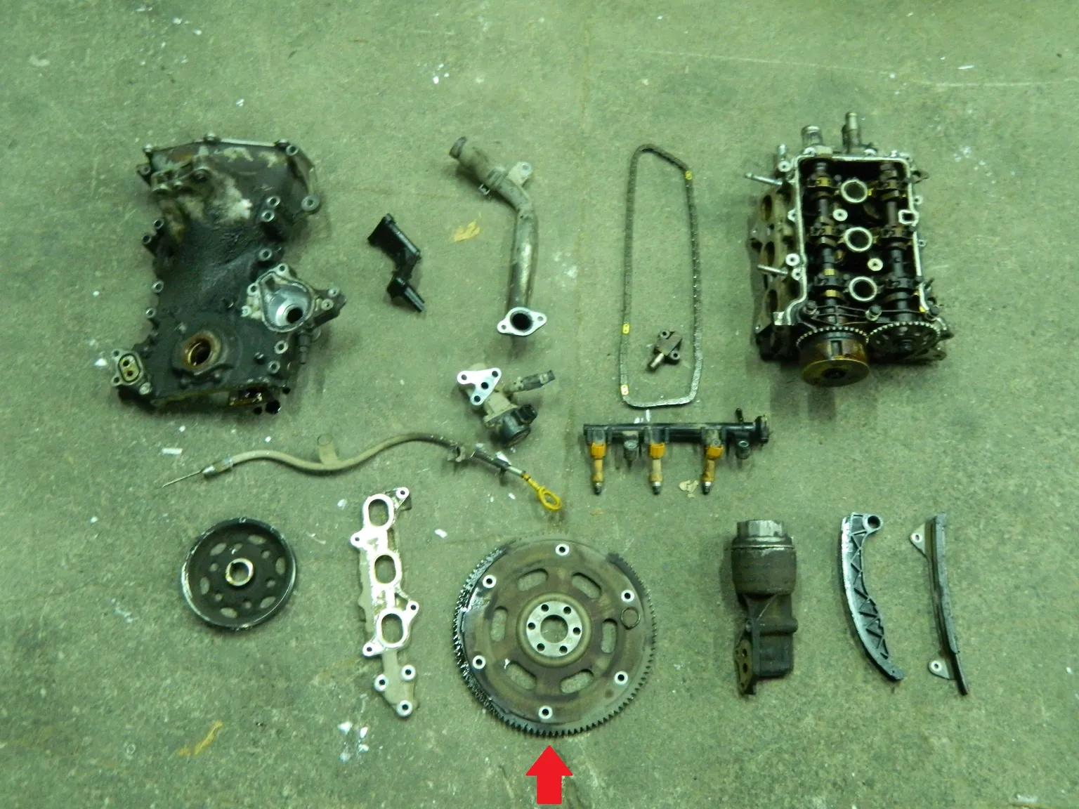 Маховик TOYOTA 1KRFE (Б/У)