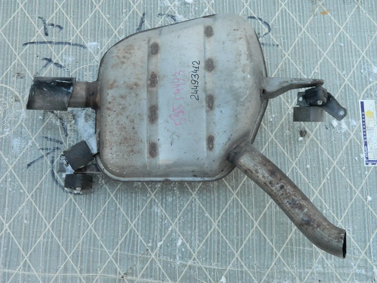 Глушитель BMW 5-SERIES F10 (Контрактный) 24493412