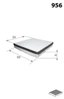 Фильтр салонный FRESH FLOW F002