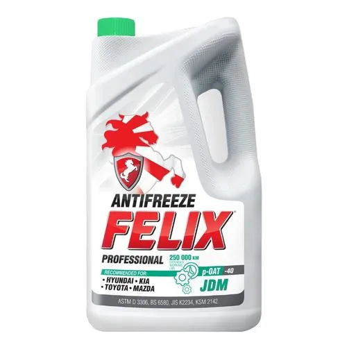 Антифриз felix jdm 5 kg готовый зелёный до -40 g12++\ 430206331
