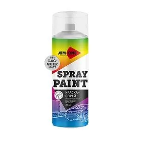 Краска-спрей лак матовый AIM-ONE SPML191 450 мл (аэрозоль)