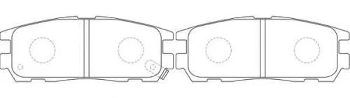 Колодки тормозные LUCIDES A387K