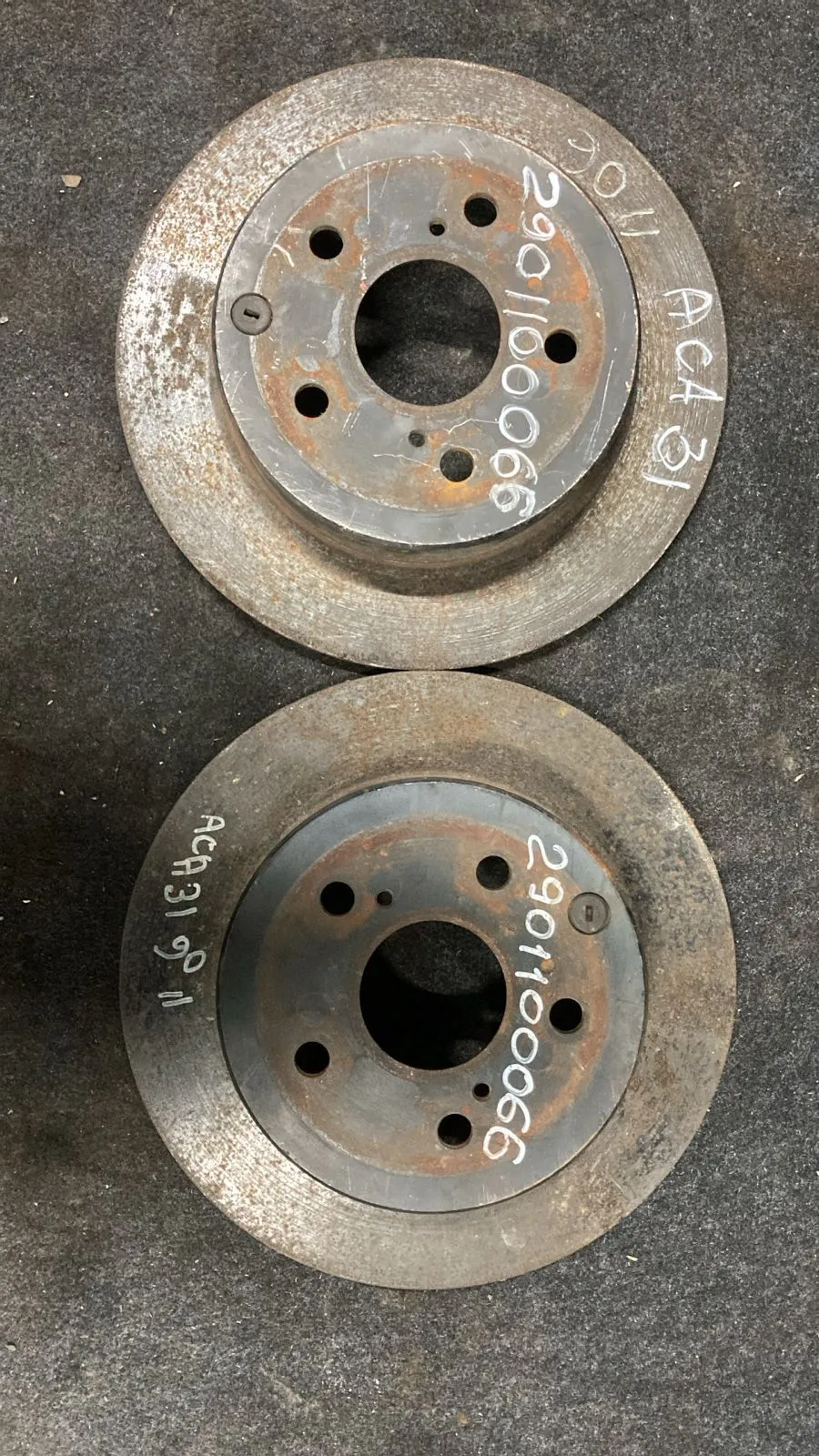 Диск тормозной TOYOTA RAV4 ACA31 Зад (ПАРА) (Контрактный) 2901100066